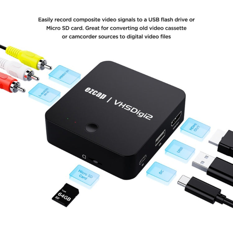 Ezcap 181 Portable Analog Video Recorder, No PC Required, Ezcap 181