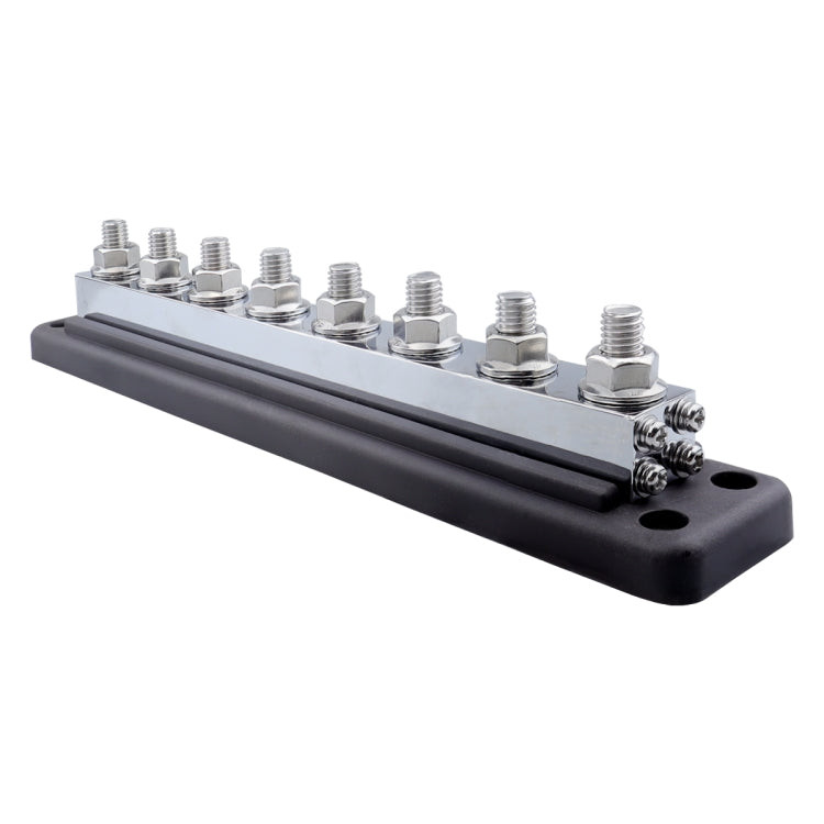 RV 600A High Current busbar 8-way Straight M10 Wiring Studs, CP-4298-01, CP-4298-02