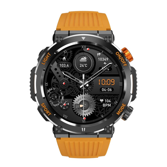HT17 1.46 inch Round Screen Bluetooth Smart Watch, Support Health Monitoring & 100+ Sports Modes