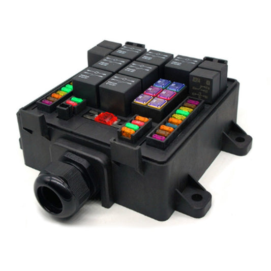 Car RV Waterproof Fuse Relay Box Car Modified Multi-Light Control Fuse Box, 12V 4 Pin, 12V 5 Pin, 24V 4 Pin, 24V 5 Pin