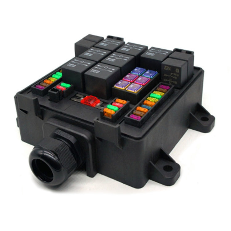 Car RV Waterproof Fuse Relay Box Car Modified Multi-Light Control Fuse Box, 12V 4 Pin, 12V 5 Pin, 24V 4 Pin, 24V 5 Pin