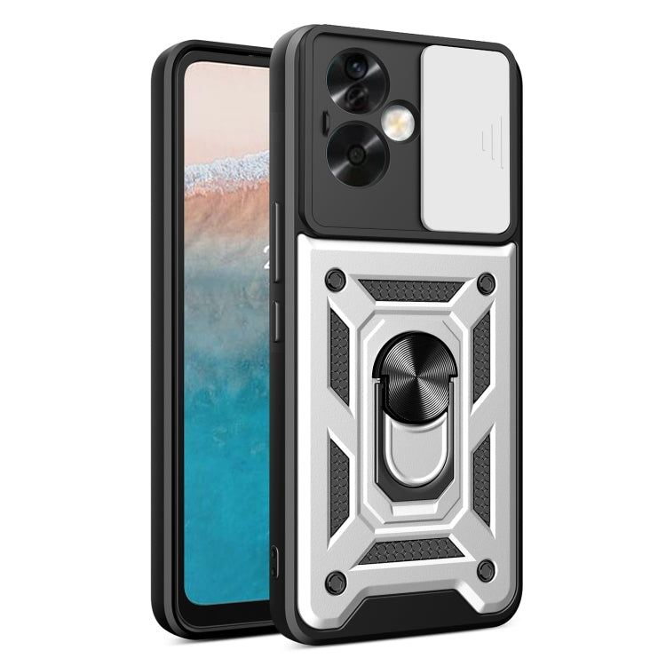 Sliding Camera Cover Design TPU+PC Phone Case, For OPPO Reno5 4G / 5G, For OPPO A79 5G Global