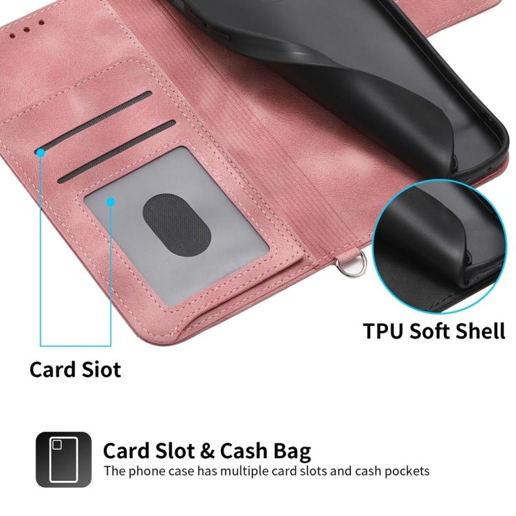 Skin-feel Flowers Embossed Wallet Leather Phone Case