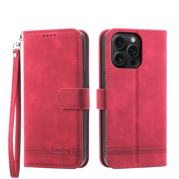 Dierfeng Dream Line TPU Hybrid PU Leather Phone Case