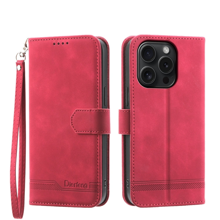 Dierfeng Dream Line TPU Hybrid PU Leather Phone Case