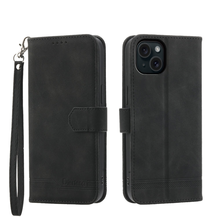 Dierfeng Dream Line TPU Hybrid PU Leather Phone Case