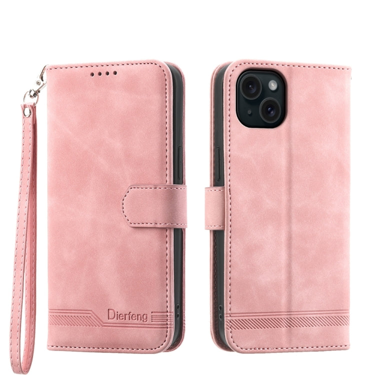 Dierfeng Dream Line TPU Hybrid PU Leather Phone Case