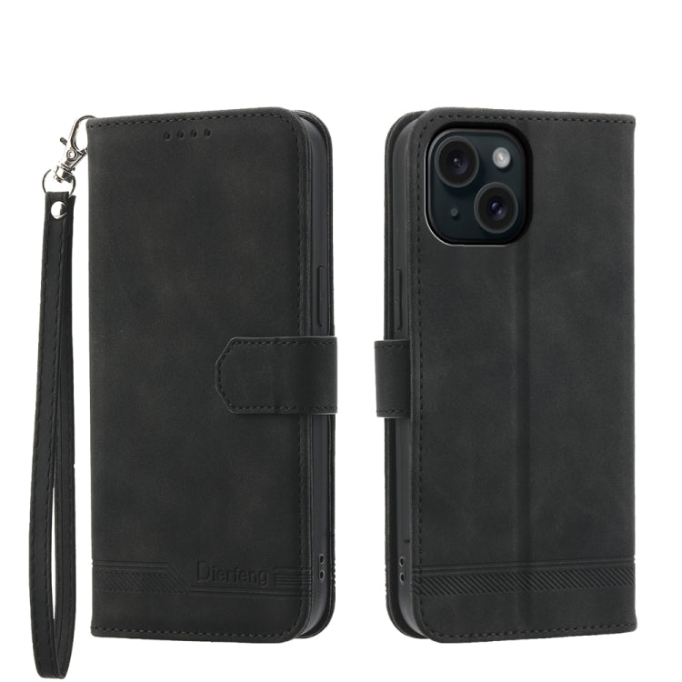 Dierfeng Dream Line TPU Hybrid PU Leather Phone Case