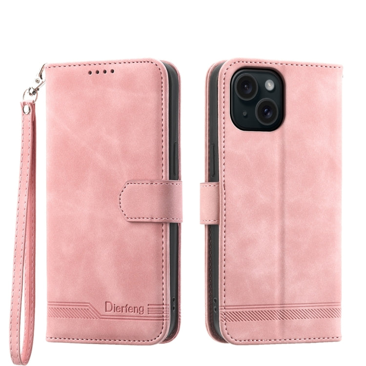 Dierfeng Dream Line TPU Hybrid PU Leather Phone Case