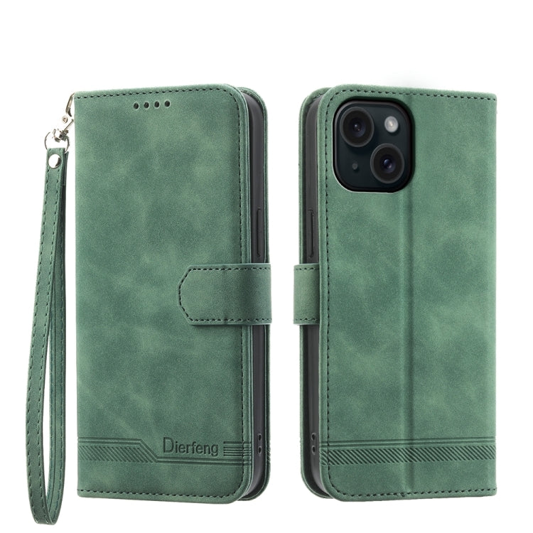 Dierfeng Dream Line TPU Hybrid PU Leather Phone Case