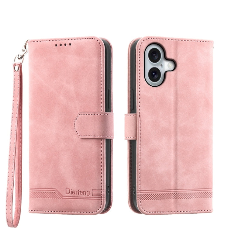 Dierfeng Dream Line TPU Hybrid PU Leather Phone Case