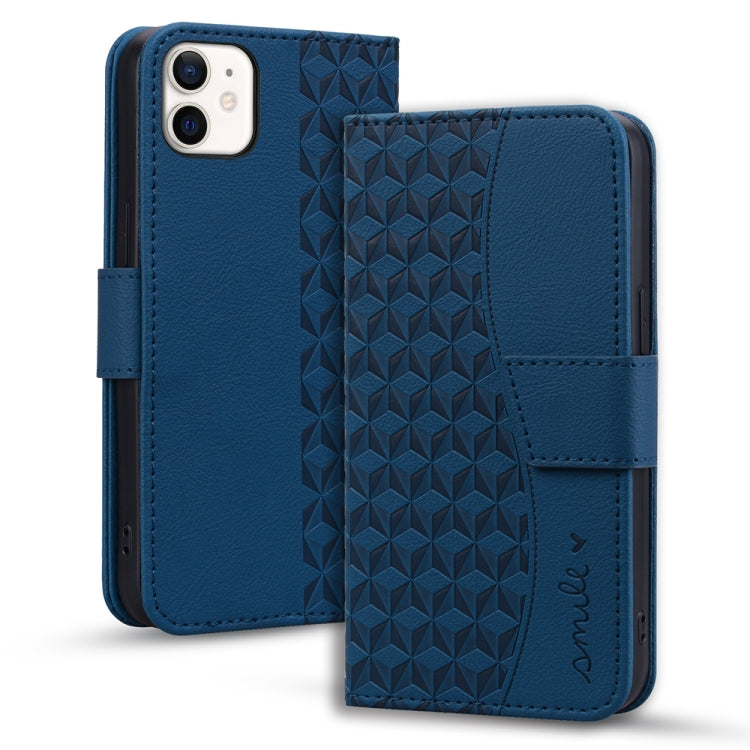 Business Diamond Buckle Leather Phone Case with Lanyard
