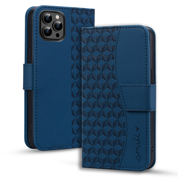 Business Diamond Buckle Leather Phone Case with Lanyard
