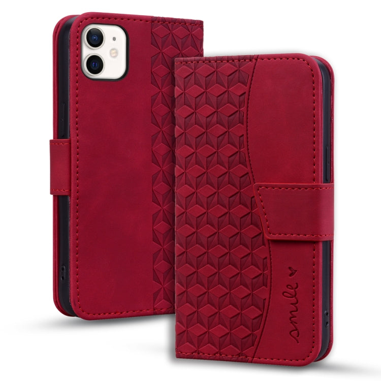 Business Diamond Buckle Leather Phone Case with Lanyard
