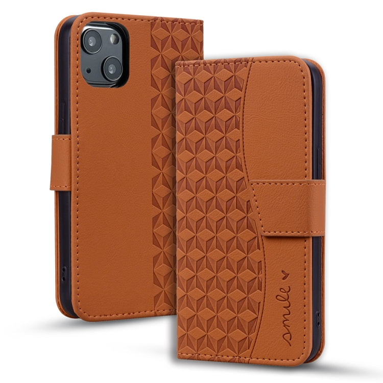 Business Diamond Buckle Leather Phone Case with Lanyard