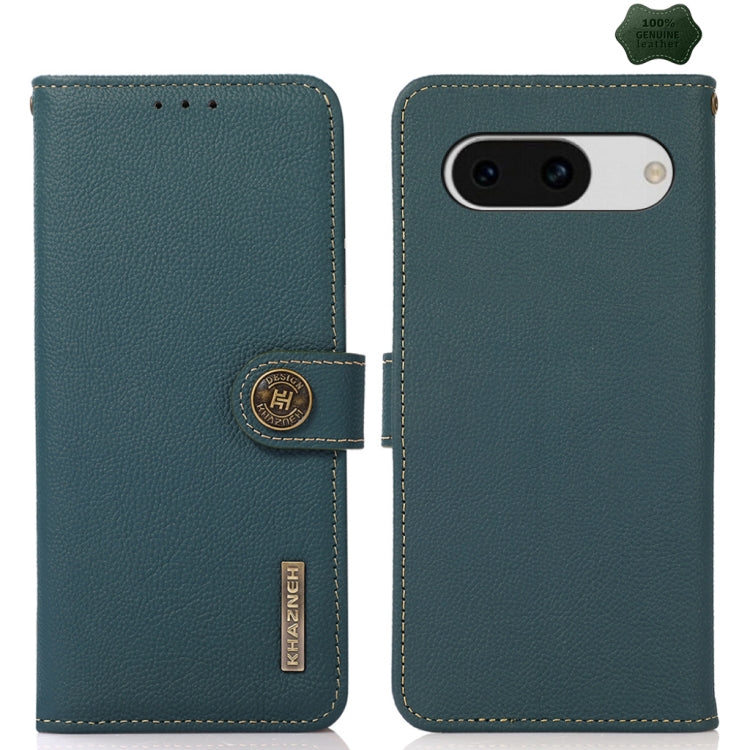 KHAZNEH Custer Genuine Leather RFID Phone Case, For Google Pixel 11 Pro XL, For Google Pixel 11, For Google Pixel 11 Pro, For Google Pixel 10a, For Google Pixel 9a, For Google Pixel 9 Pro, For Google Pixel 9, For Google Pixel 8a
