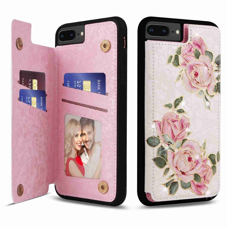 Printed Double Buckle RFID Anti-theft Phone Case, For iPhone 11, For iPhone 11 Pro, For iPhone XS / X, For iPhone XR, For iPhone XS Max, For iPhone 8 Plus / 7 Plus