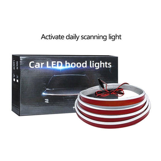 Car Startup Scan Through Hood LED Daytime Running Atmosphere Light, 1.2m, 1.8m, 1.5m
