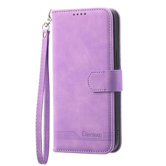 Dierfeng Dream Line TPU Hybrid PU Leather Phone Case, For Google Pixel 11 Pro XL, For Google Pixel 11 / Pixel 11 Pro, For Google Pixel 10a, For Google Pixel 9a, For Google Pixel 9 Pro, For Google Pixel 9, For Google Pixel 8a