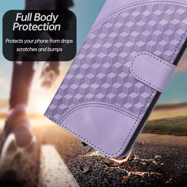 YX0060 Elephant Head Embossed Phone Leather Case with Lanyard