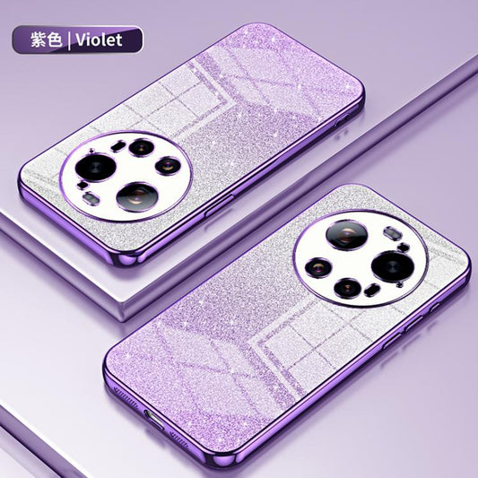 Gradient Glitter Powder Electroplated Phone Case, For Xiaomi 17 Ultra, For Xiaomi 17 Pro Max, For Xiaomi 17 Pro, For Xiaomi 17, For Xiaomi 15T Pro, For Xiaomi 15T, For Xiaomi Civi 5 Pro, For Xiaomi 15 Ultra, For Xiaomi Poco M7 Pro 5G, For Xiaomi 15 Pro...