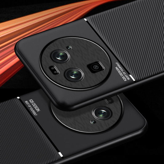 Classic Tilt Strip Grain Magnetic PC Hybrid TPU Phone Case