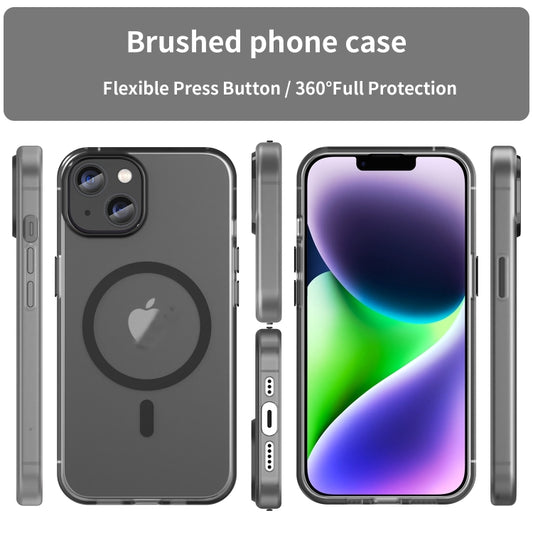 MagSafe Frosted Translucent TPU + PC Vollschutz-Handyhülle, für iPhone 15 Plus, für iPhone 15, für iPhone 14 Plus, für iPhone 14, für iPhone 14 Pro, für iPhone 14 Pro Max, für iPhone SE 2022 / 2020 / 8, für iPhone 13 Pro Max, für iPhone 13 Pro