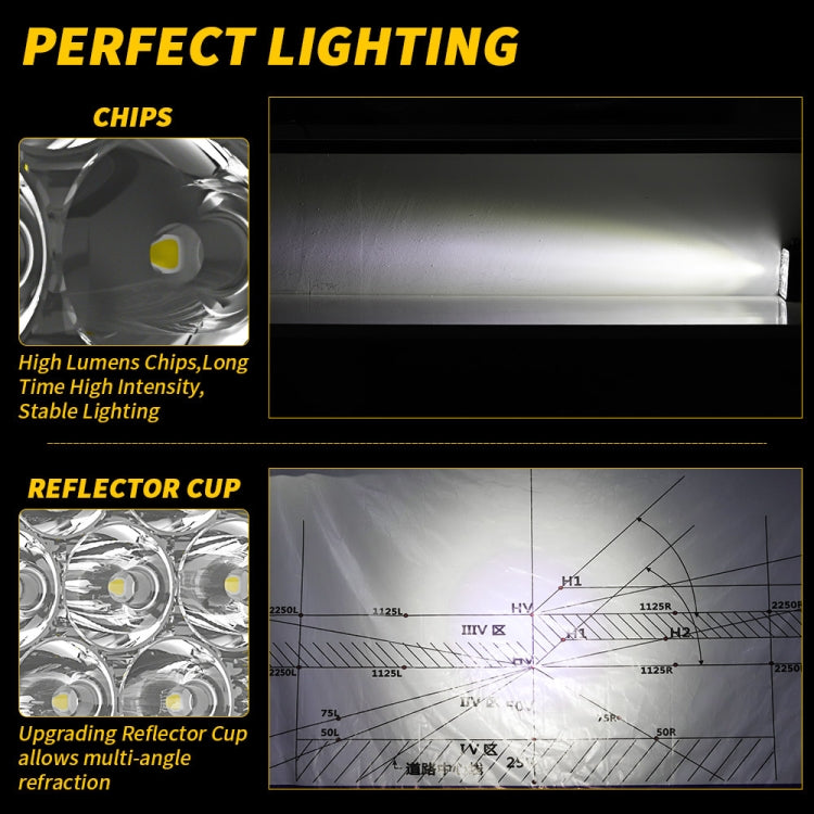 12-30V 12W 6000K 2.5 inch Car LED Engineering Auxiliary Light, 12-30V 12W 6000K