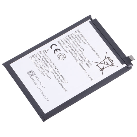 Remplacement de batterie, Pour Tecno Camon 17 Pro / Camon 18P, Pour Tecno Pova 2 LE7, Pour Tecno Camon 17 CG6 CG7, Pour Tecno Spark 7 / Spark 7T, Pour Tecno Spark 6 Air / Pouvoir 4 Pro, Pour Tecno Spark 6 / Camon 16, Pour Tecno Pop 4 / Camon 15...