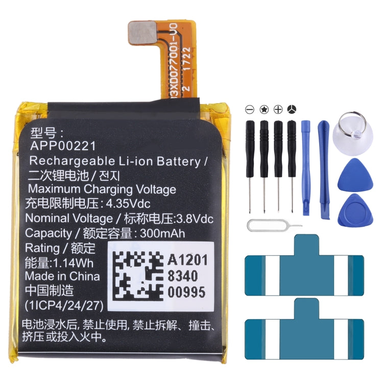 Remplacement de la batterie, pour montre Apack APP00278, pour montre Apack APP00276, pour montre Apack APP00302, pour montre Apack APP00221