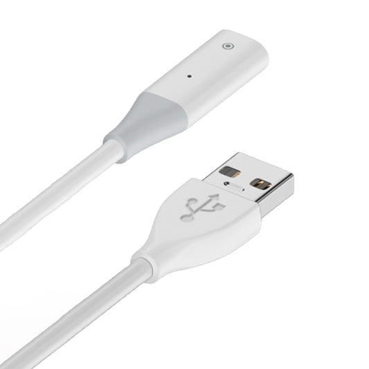 Pour Apple Pencil 1 Câble de Charge USB vers 8 Broches pour Stylet avec Voyant Lumineux, 0,5m, 1m