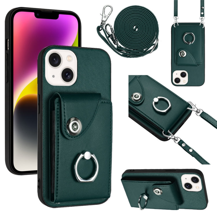Organ Card Bag Ring Holder Phone Case with Long Lanyard