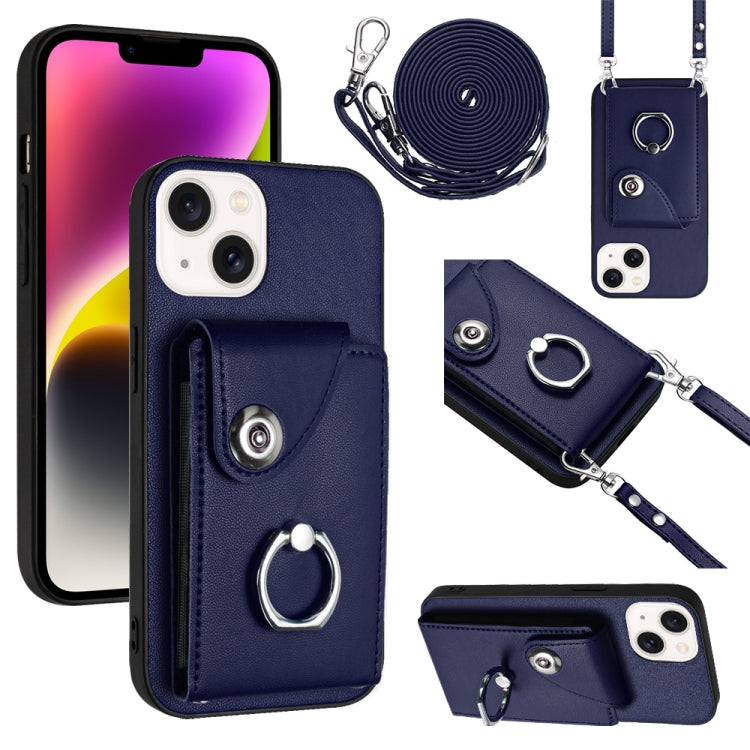 Organ Card Bag Ring Holder Phone Case with Long Lanyard