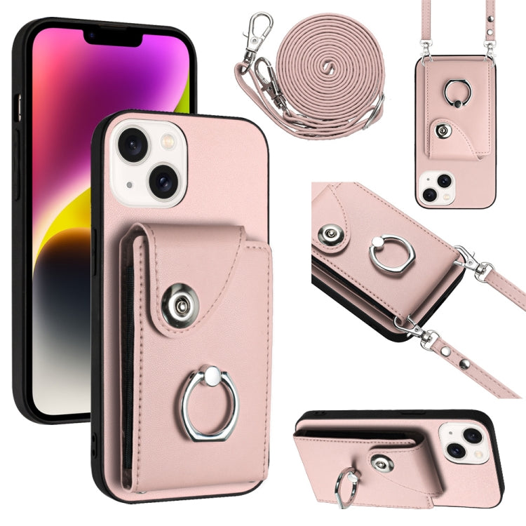 Organ Card Bag Ring Holder Phone Case with Long Lanyard