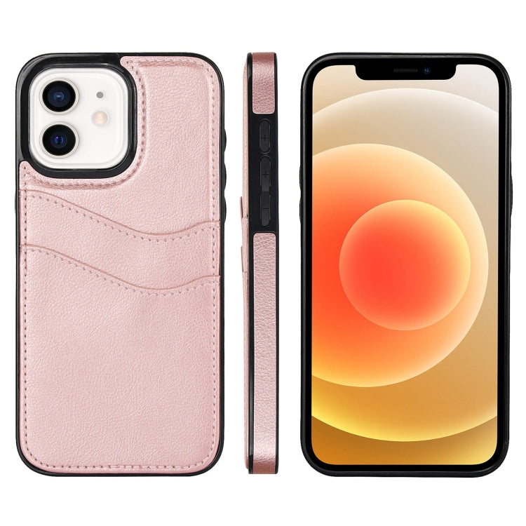 Litchi Leather Skin Card Slots Phone Case