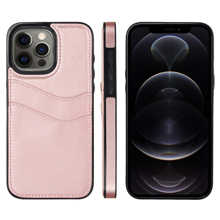 Litchi Leather Skin Card Slots Phone Case