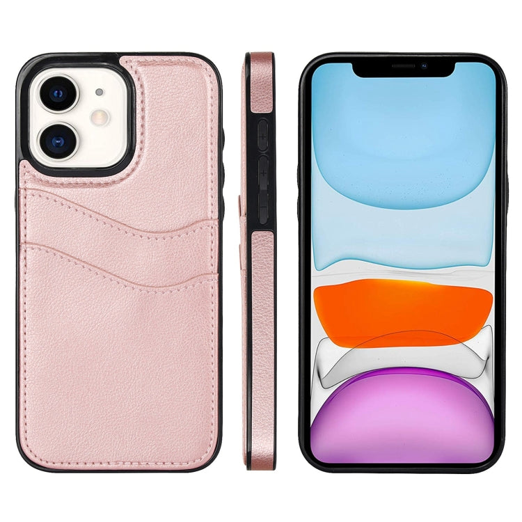Litchi Leather Skin Card Slots Phone Case