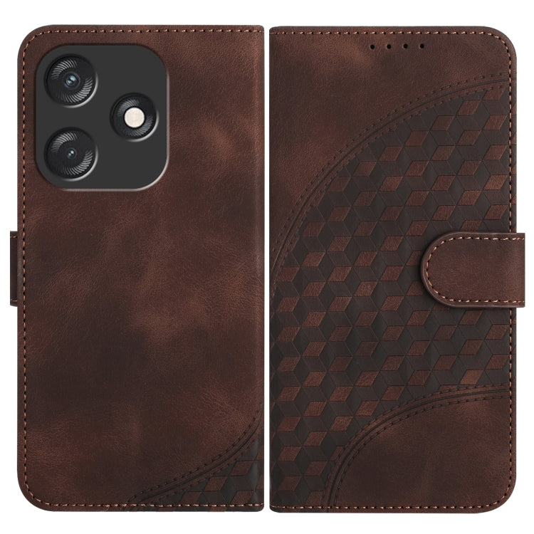 Elephant Head Embossed Phone Leather Case with Lanyard, For Tecno Pova 6 Neo 5G / Spark 30 5G, For Tecno Spark 30 Pro 4G, For Tecno Spark 30 4G, For Tecno Spark Go 5G 2025 / Hot 60i 5G, For Tecno Camon 30 Pro, For Tecno Pova 6 Pro, For Tecno Spark 20 P...