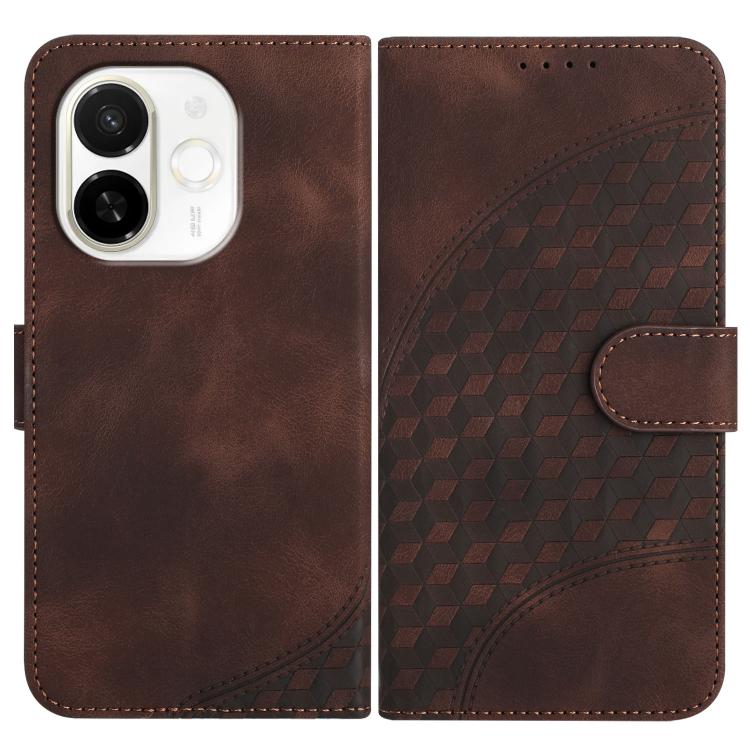 Elephant Head Embossed Phone Leather Case with Lanyard, For Tecno Pova Curve 2 5G, For Tecno Spark Go 3 / Pop 20 4G, For Tecno Spark 50 4G, For Tecno Camon 50 Pro 4G, For Tecno Camon 50 4G, For Tecno Spark Slim, For Tecno Spark 40 4G, For Tecno Pova Cu...