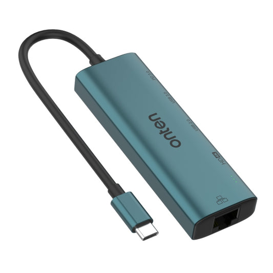 Onten UC125 5 in 1 USB-C / Type-C to HDMI+USB3.0+PD3.0 Multi-function HUB with 100Mbps Network Card, UC125
