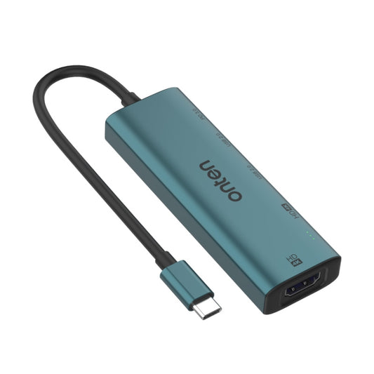 Onten UC126 5 in 1 USB-C / Type-C to Dual HDM I+ USB2.0 + PD3.0 Multi-function HUB Docking Station, UC126