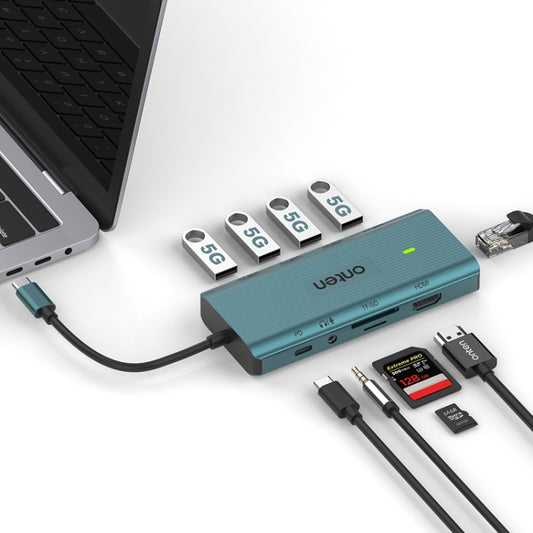 Onten UC962 10 in 1 USB-C / Type-C Multi-function HUB Docking Station, UC962