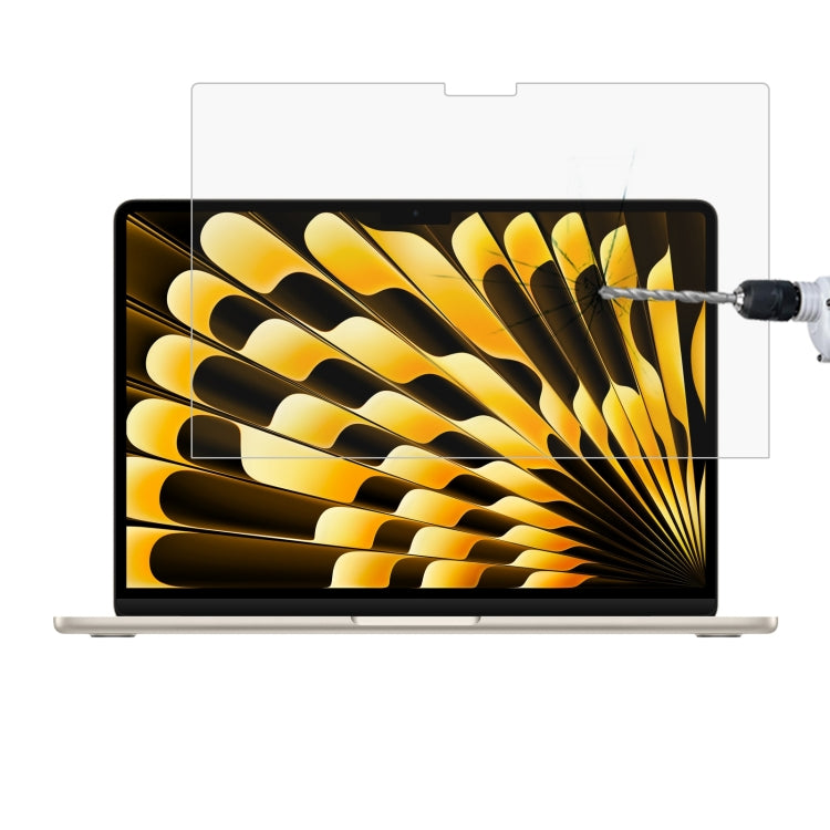 0.26mm 9H Surface Hardness Explosion-proof Tempered Glass Film, For Macbook Air 13.6 2023/2024/2025, For Macbook Air 15.3 2023/2024/2025