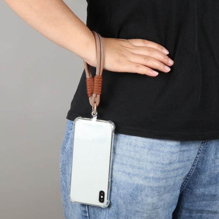 Dopamine Color Pearl Round Twist Rope Short Lanyard