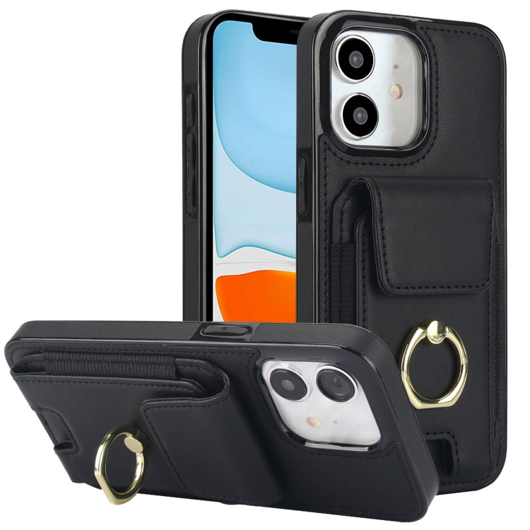 Elastic Card Bag Ring Holder Phone Case