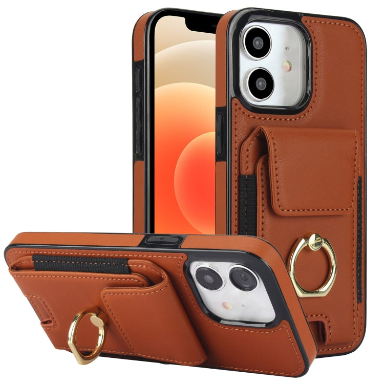 Elastic Card Bag Ring Holder Phone Case