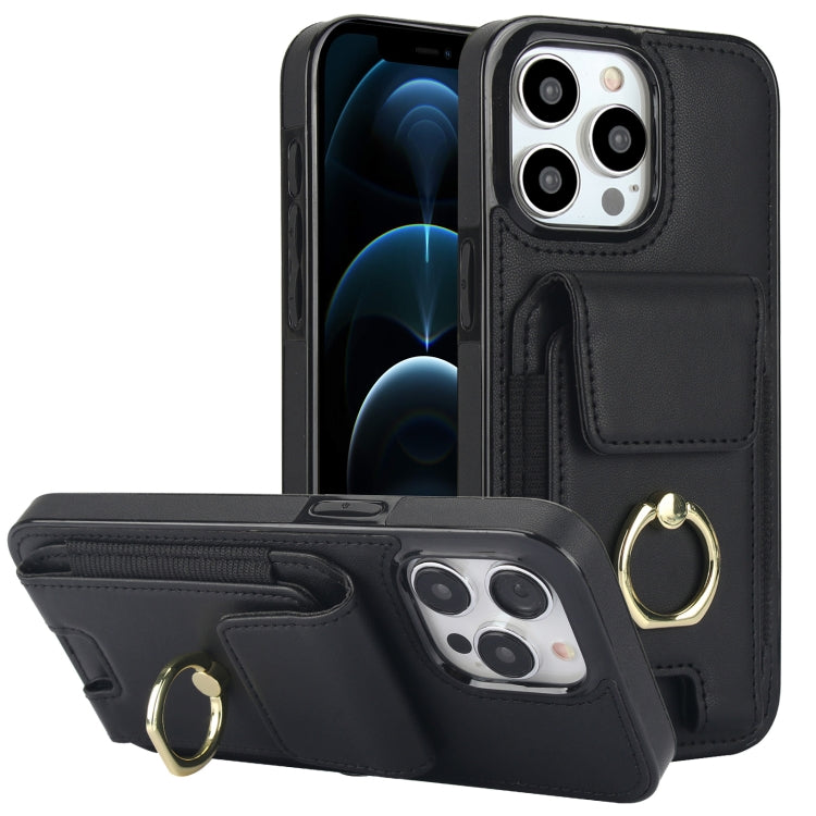 Elastic Card Bag Ring Holder Phone Case