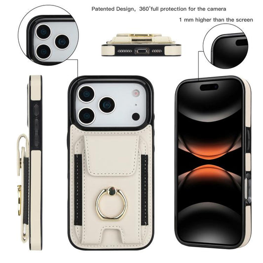 Elastic Card Bag Ring Holder Phone Case