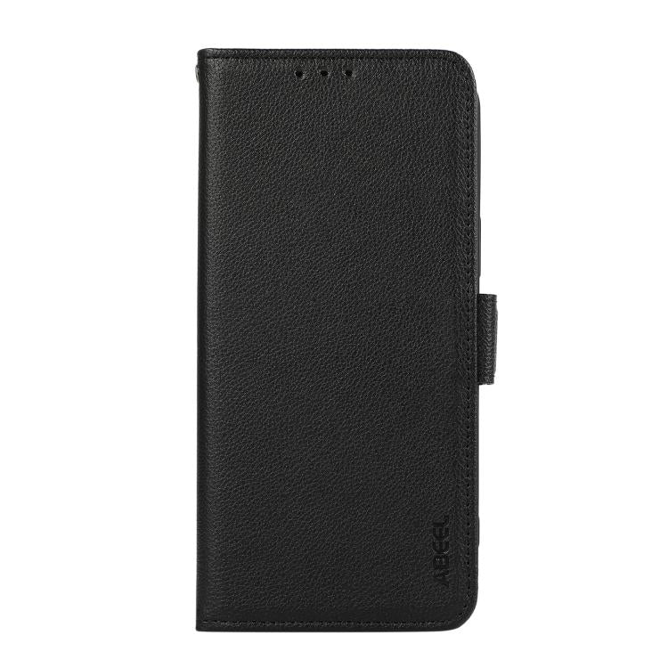 ABEEL Side-Magnetic Litchi Pattern Leather RFID Phone Case