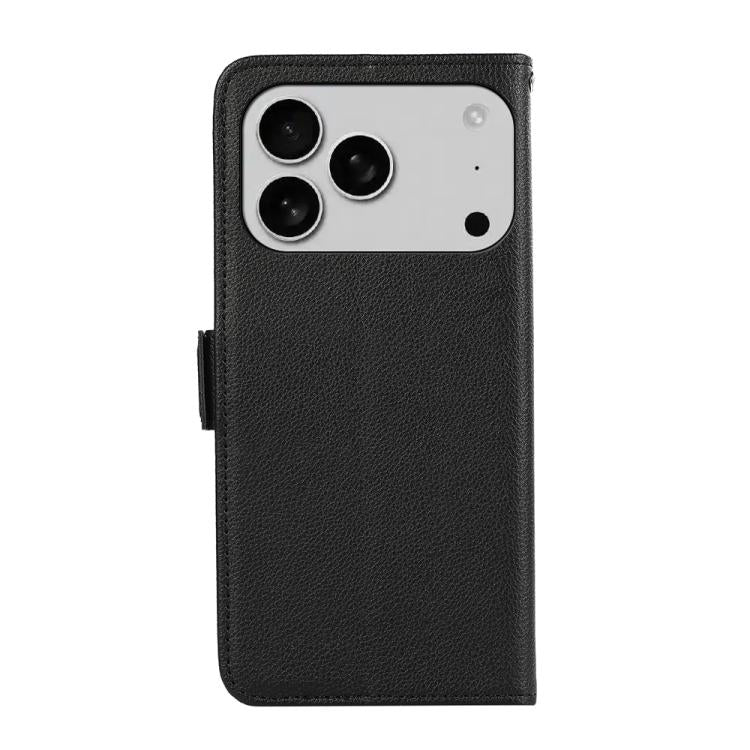 ABEEL Side-Magnetic Litchi Pattern Leather RFID Phone Case